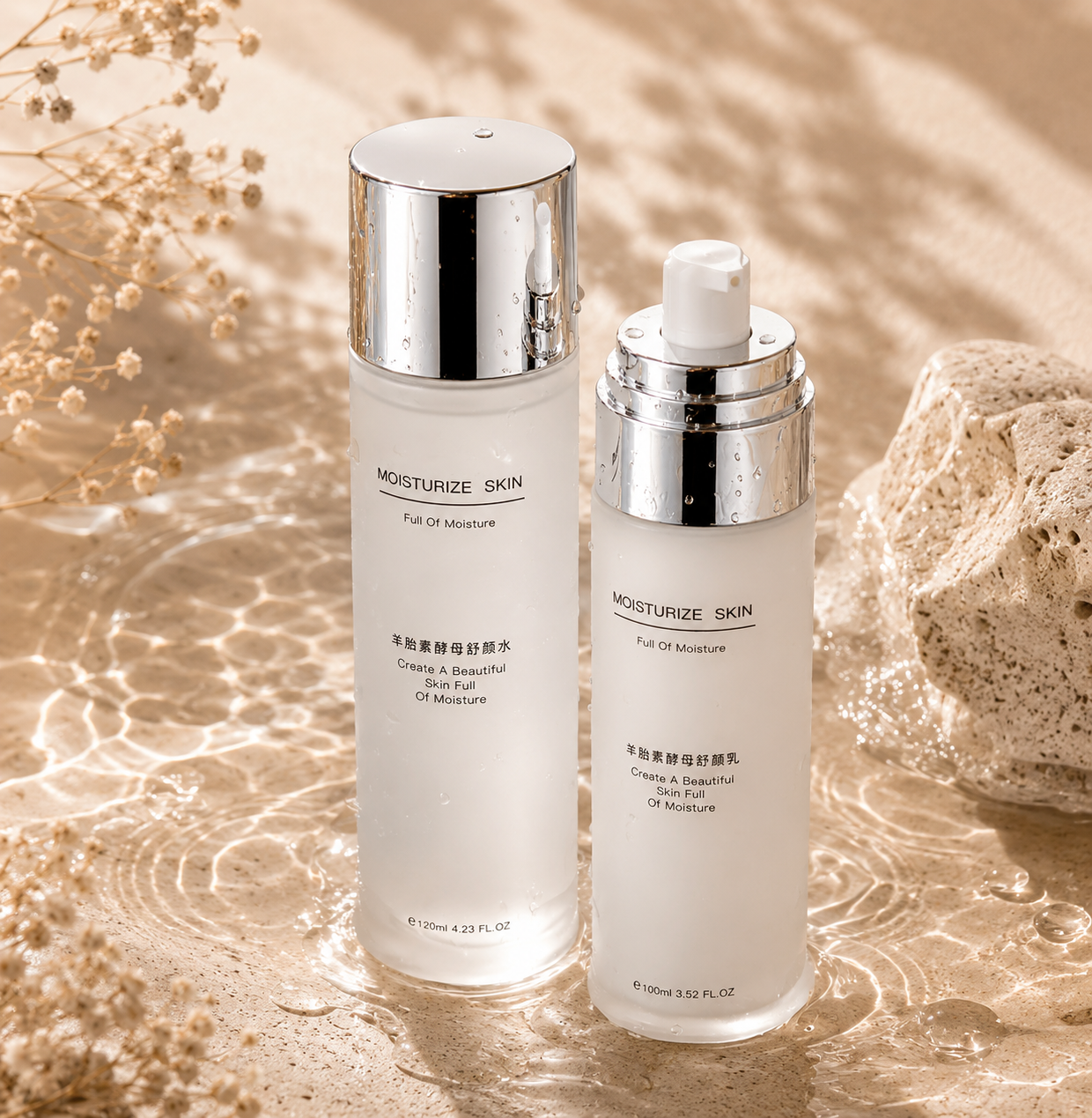 Yeast Shuyan Toner And Lotion Two-Piece Set