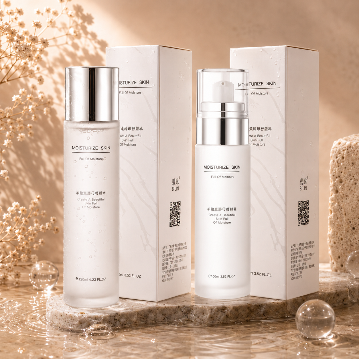 Yeast Shuyan Toner And Lotion Two-Piece Set
