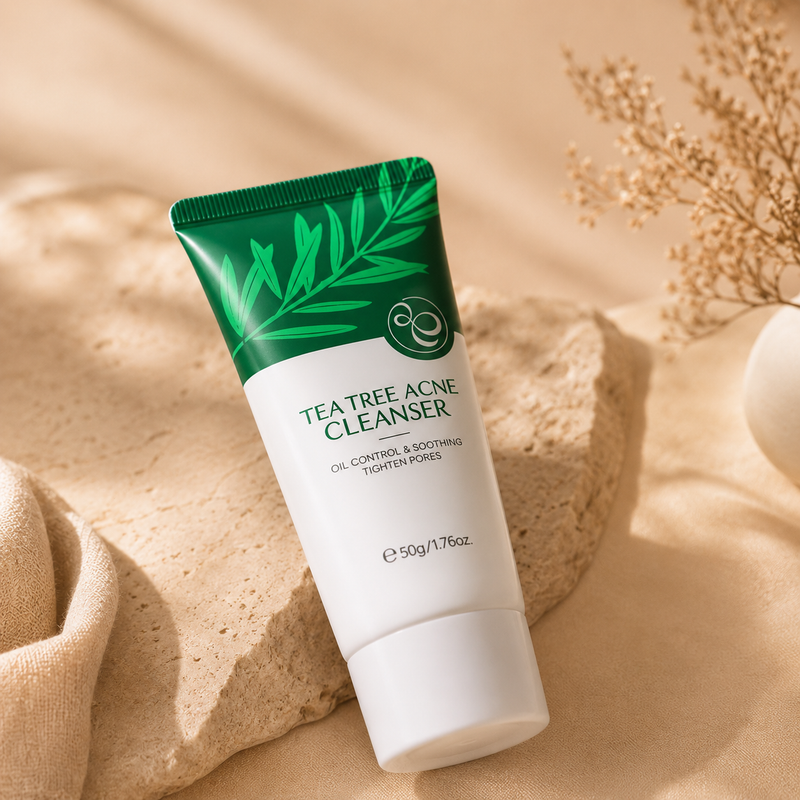 Tea Tree Facial Cleanser 50g - Moisturizing & Cleansing