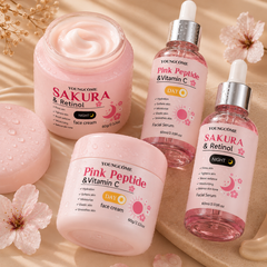 Peptide Vitamin C Day &amp; Sakura Retinol Night Skincare Set