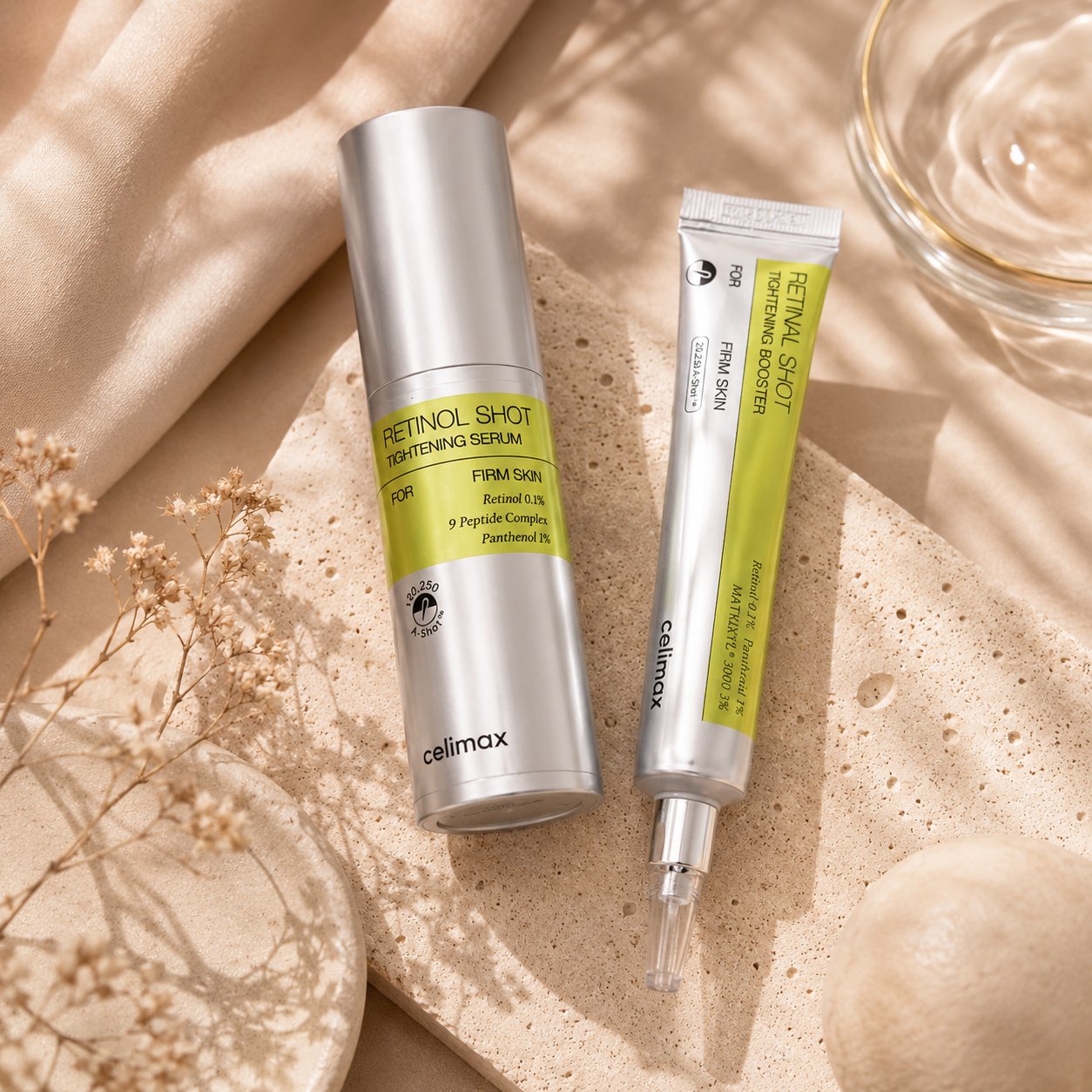 Celimax Advanced Retinol Eye Renewal + Face Serum