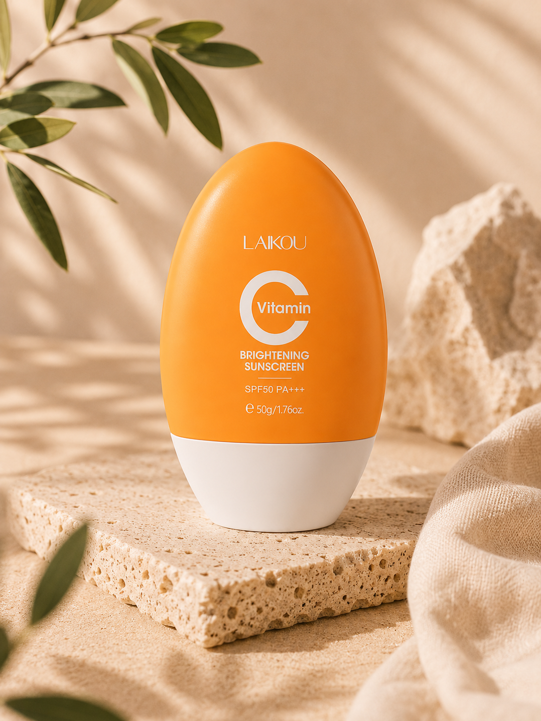 Oil-Free Sunscreen Whitening Cream SPF 50+ Moisturizer