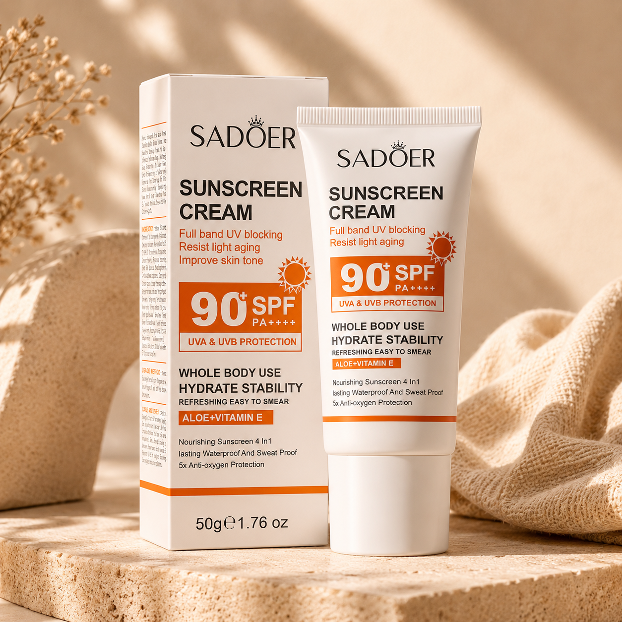 SADOER Natural SPF 90 Sunscreen
