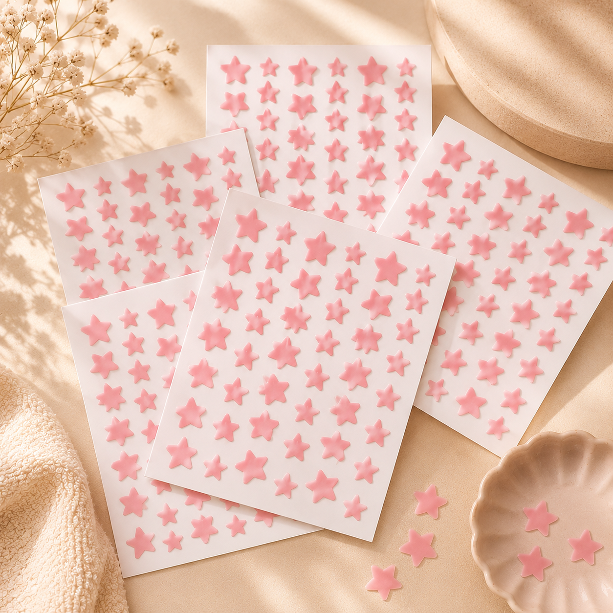 Star & Heart Pimple Patches – 360 pcs