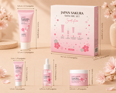 Sakura Skincare Set - 4 Pieces
