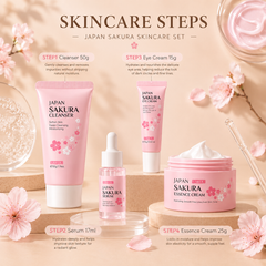 Sakura Skincare Set - 4 Pieces