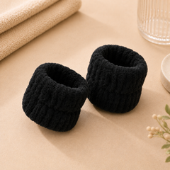 6Pcs Black Sponge Spa Headbands