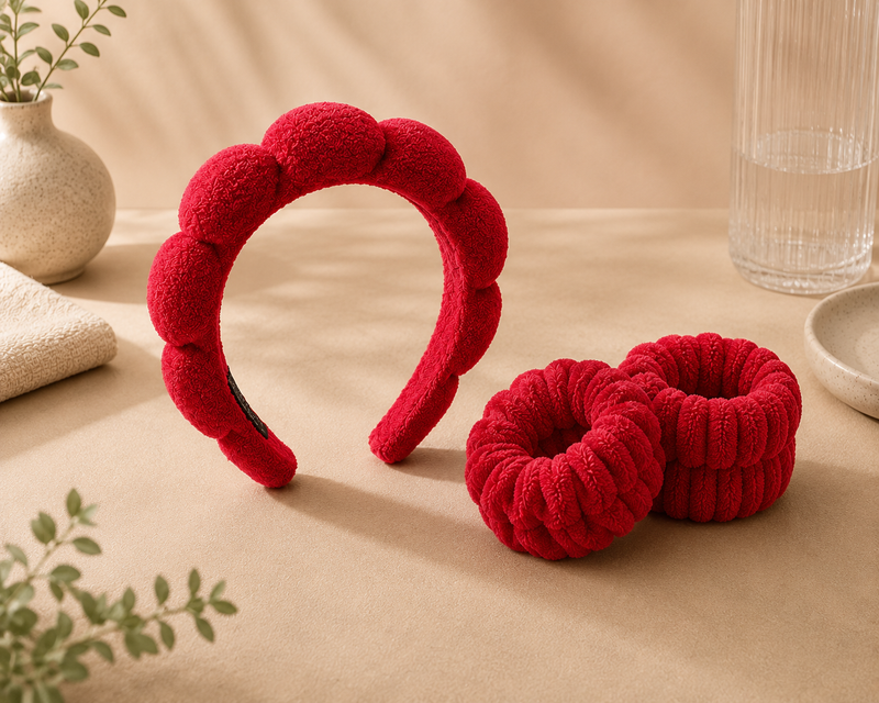 Red Bubble Headband