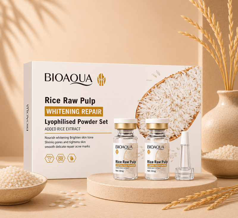 Rice Whitening Repair Skin Care Set
