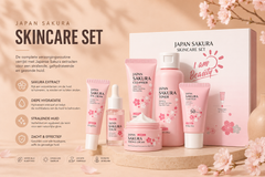 Cherry Blossom Skincare Set - 6 Pieces