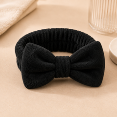 6Pcs Black Sponge Spa Headbands