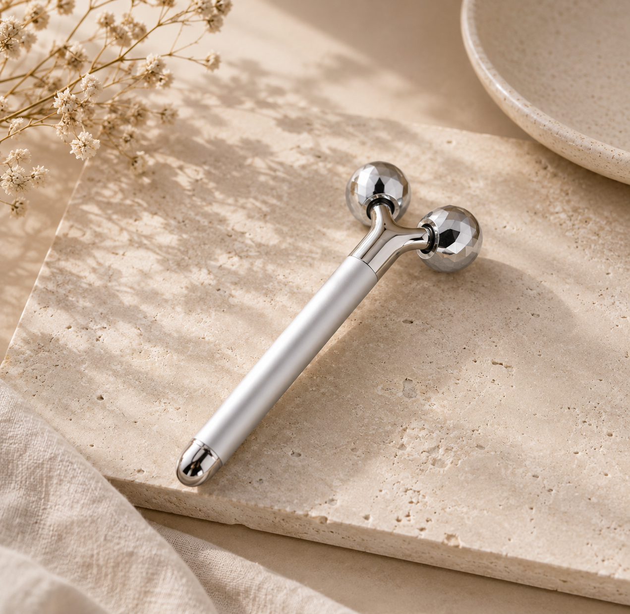 Electric roller thin face instrument gold stick