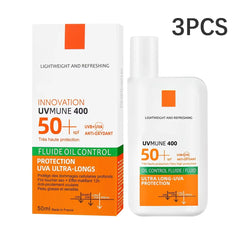 FORMBO SPF50+ Sunscreen Lotion Non-Greasy Lightweight UV Protection, Refreshing Moisturizing Sunblock for Face Body Daily