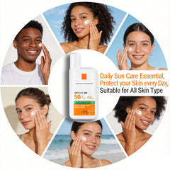 FORMBO SPF50+ Sunscreen Lotion Non-Greasy Lightweight UV Protection, Refreshing Moisturizing Sunblock for Face Body Daily